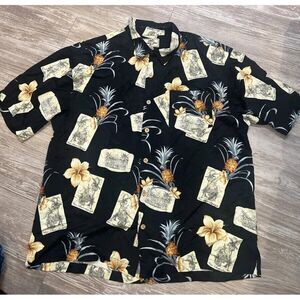 Jamaica Jaxx 100 % silk hawaiian shirt mens size xl